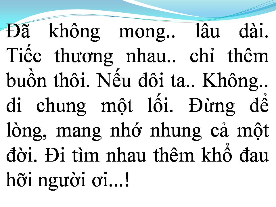 Lời bài hát TÌNH YÊU MUÔN THUỞ
