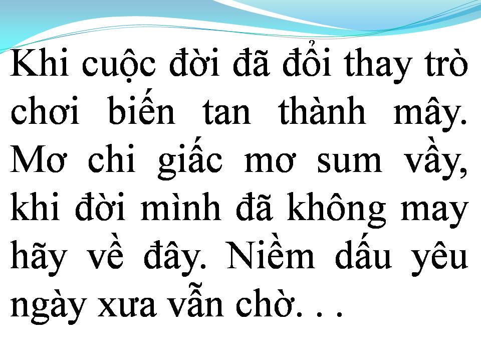 Lời bài hát TÌNH YÊU NÀO PHẢI TRÒ CHƠI