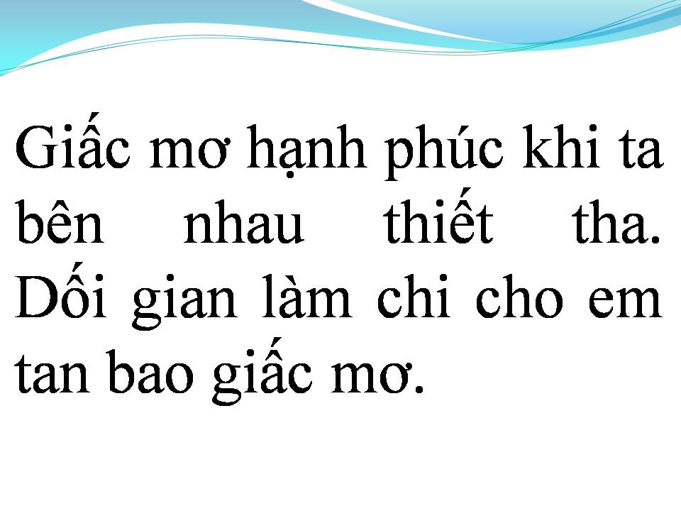 Lời bài hát TÌNH YÊU NGÀY ẤY