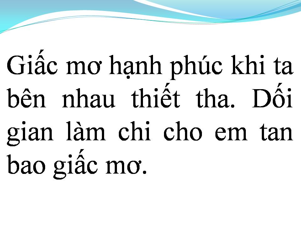 Lời bài hát TÌNH YÊU NGÀY ẤY