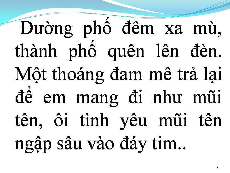 Lời bài hát TÌNH YÊU NHƯ MŨI TÊN