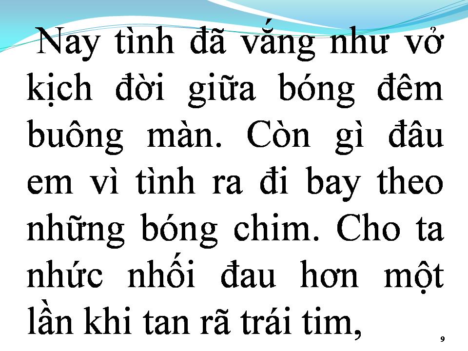 Lời bài hát TÌNH YÊU NHƯ MŨI TÊN