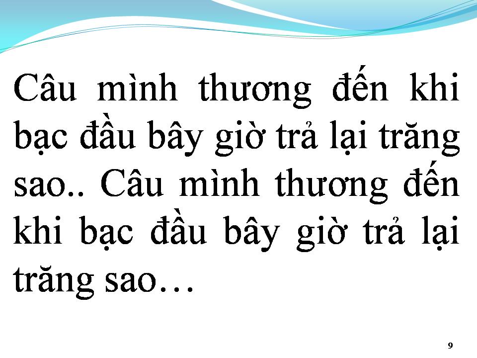Lời bài hát TÌNH YÊU TRẢ LẠI TRĂNG SAO