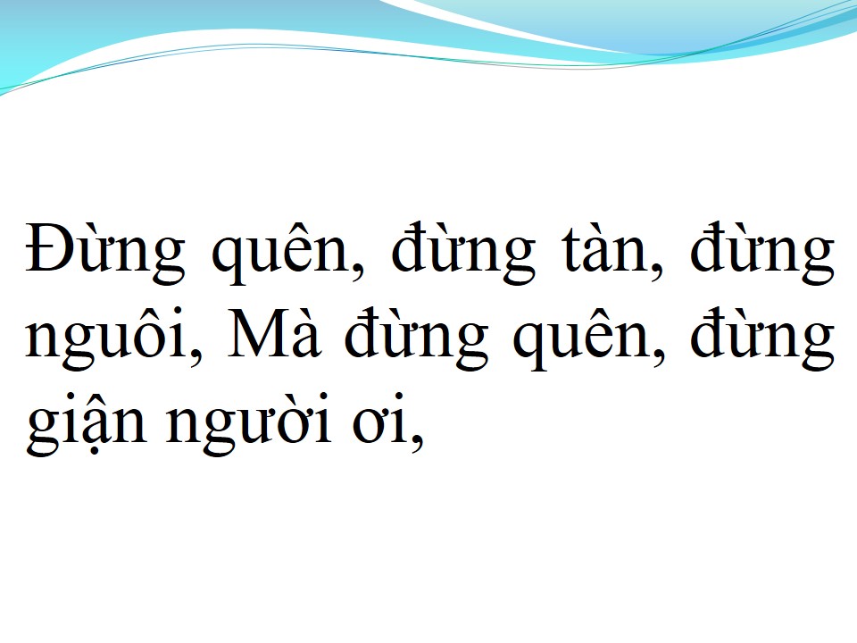 Lời bài hát TÌNH YÊU TRÊN DÒNG SÔNG QUAN HỌ