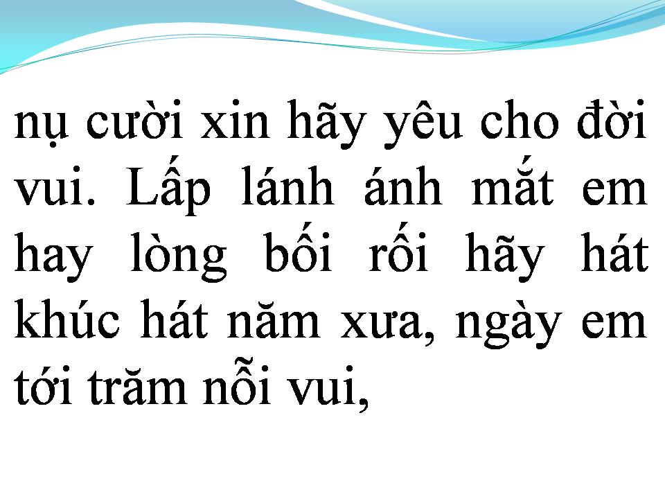Lời bài hát TÌNH YÊU TRỞ LẠI