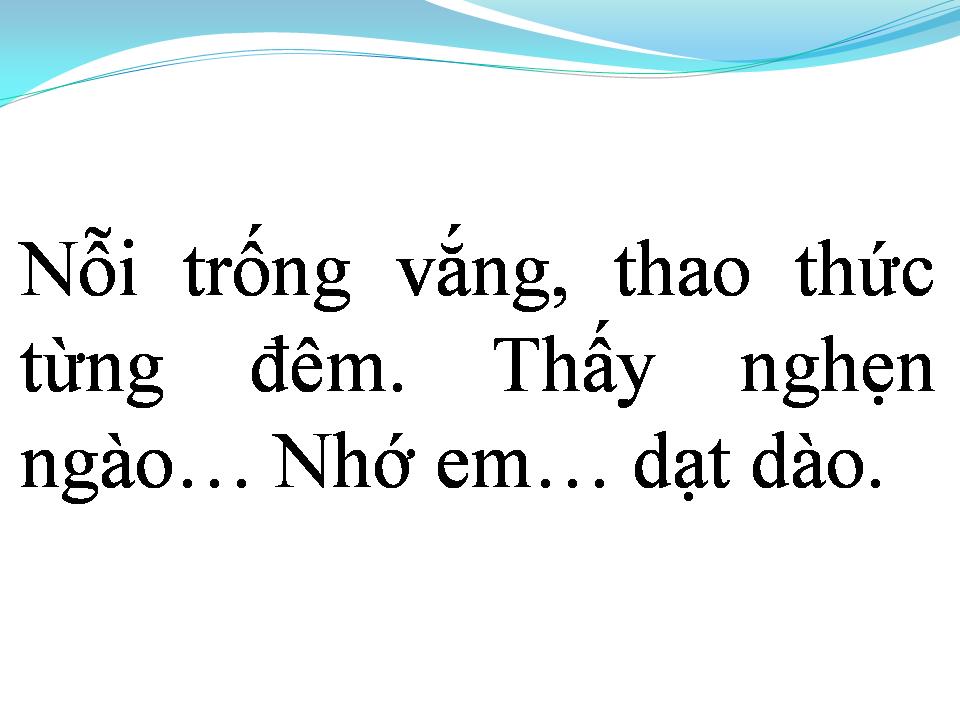 Lời bài hát TÌNH YÊU VÀ NỖI NHỚ