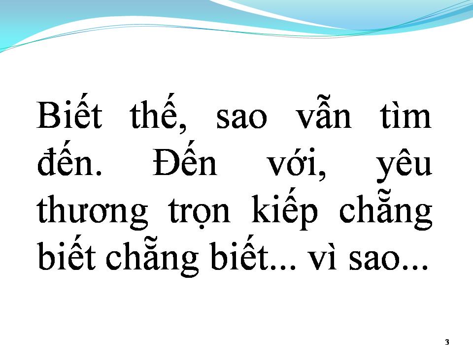 Lời bài hát TÌNH YÊU
