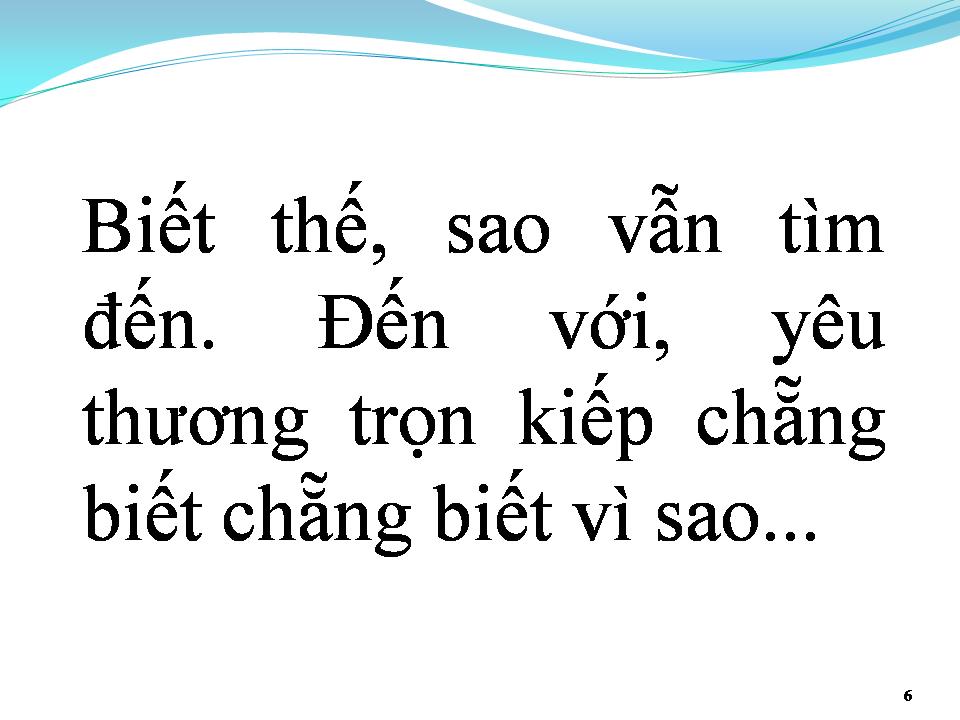 Lời bài hát TÌNH YÊU
