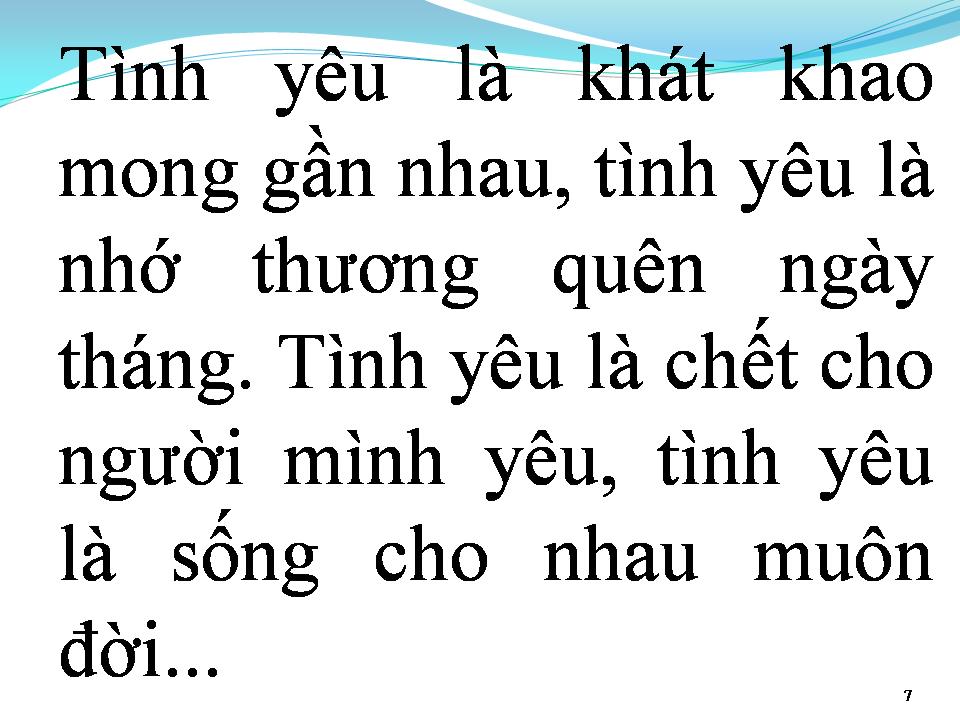 Lời bài hát TÌNH YÊU
