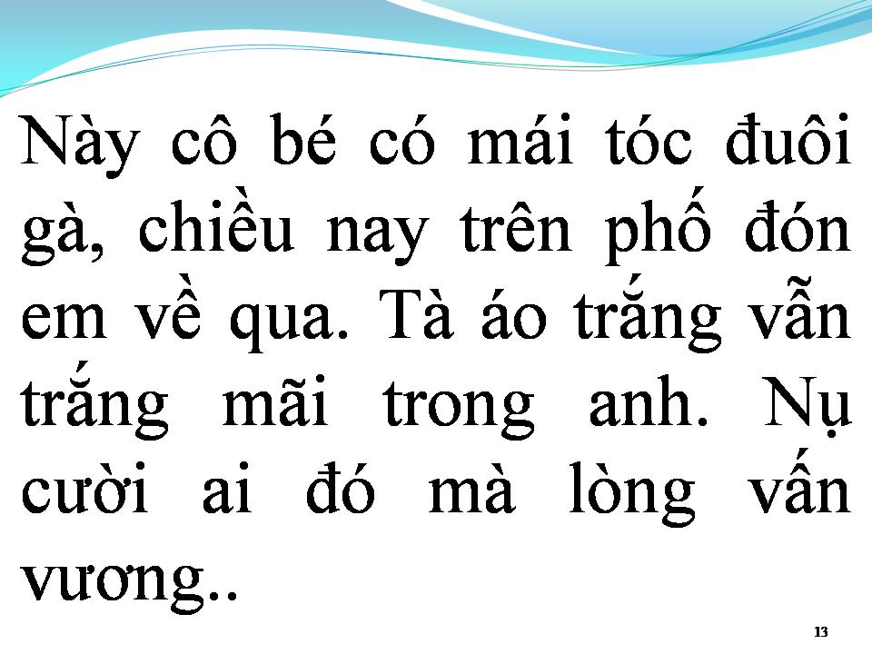 Lời bài hát TÓC EM ĐUÔI GÀ