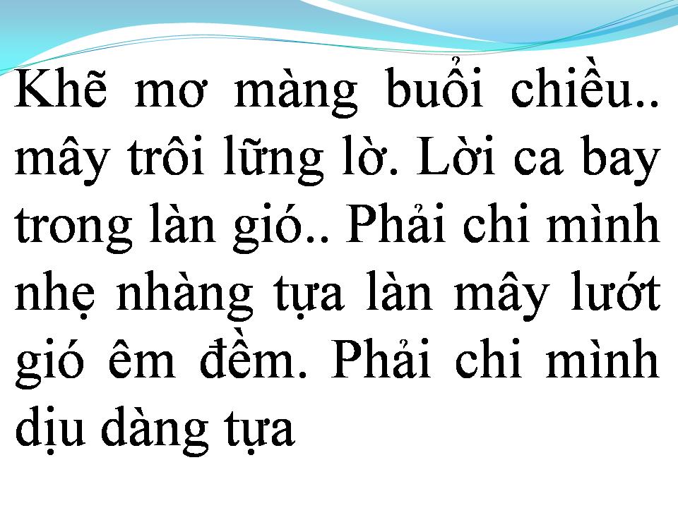 Lời bài hát TÓC HÁT