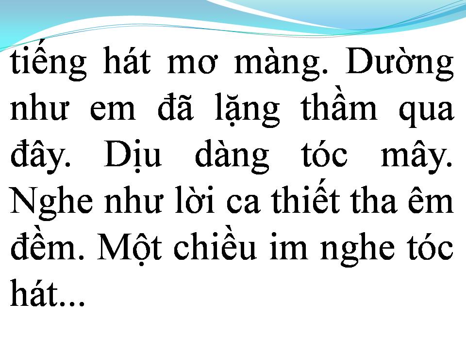 Lời bài hát TÓC HÁT