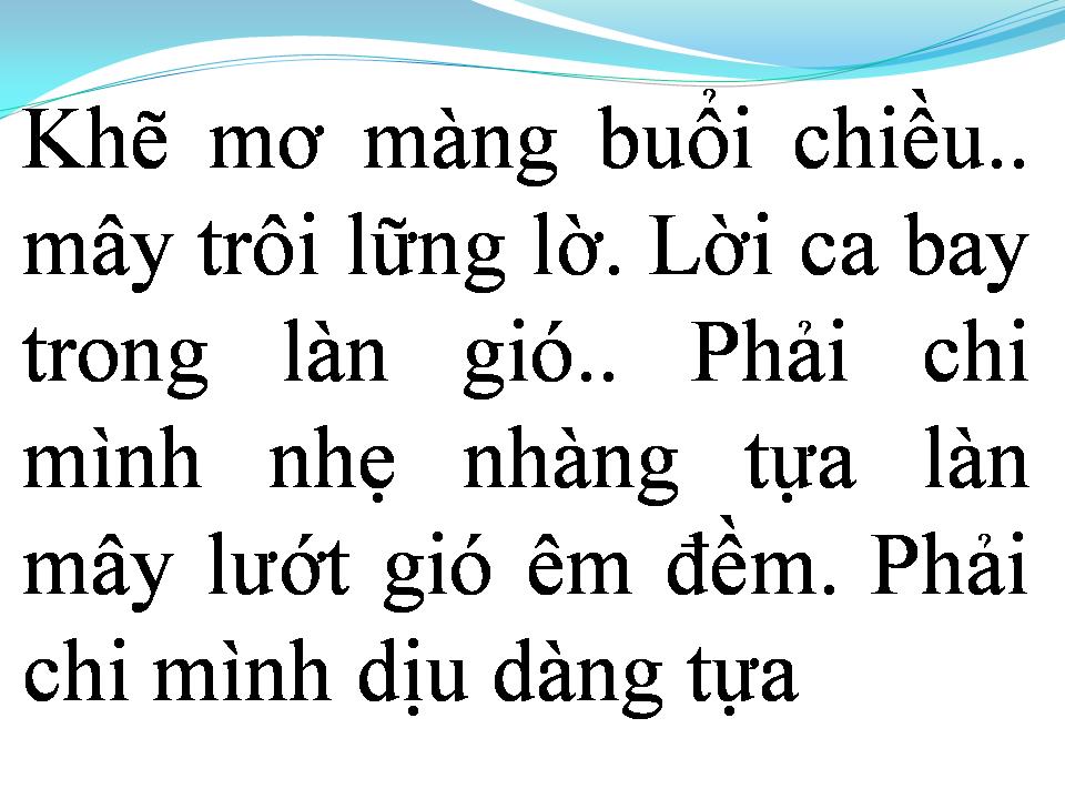Lời bài hát TÓC HÁT