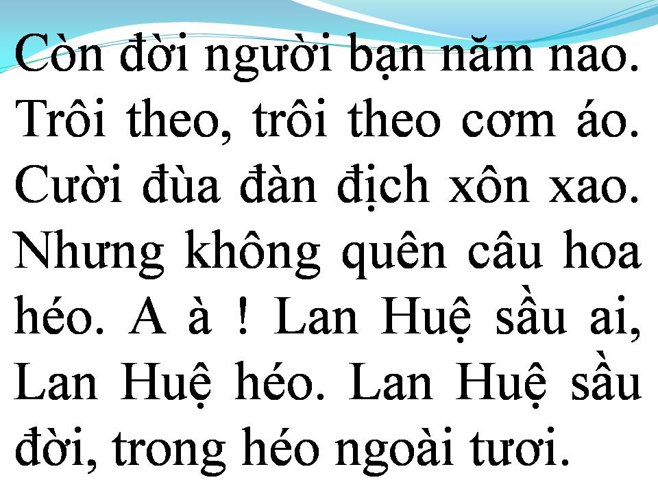 Lời bài hát TÓC MAI SỢI VẮN SỢI DÀI
