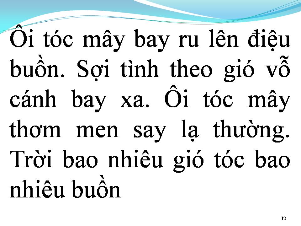 Lời bài hát TÓC MAY