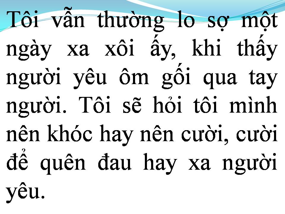 Lời bài hát TÔI BƯỚC VÀO YÊU