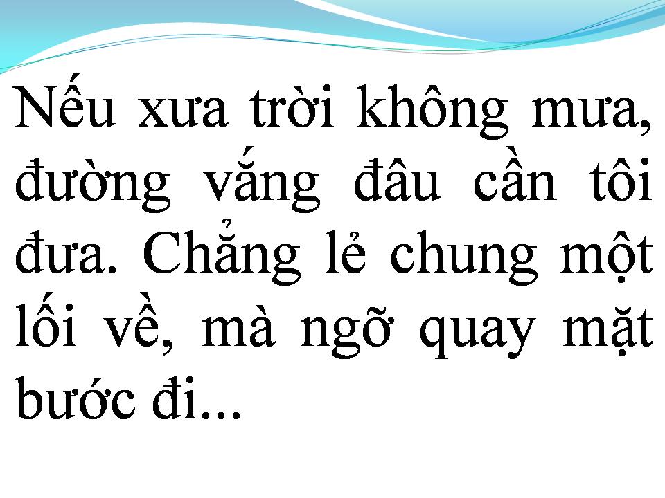 Lời bài hát TÔI ĐƯA EM SANG SÔNG