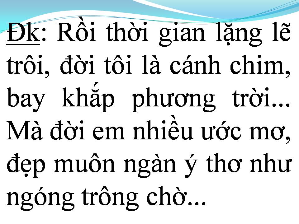 Lời bài hát TÔI ĐƯA EM SANG SÔNG