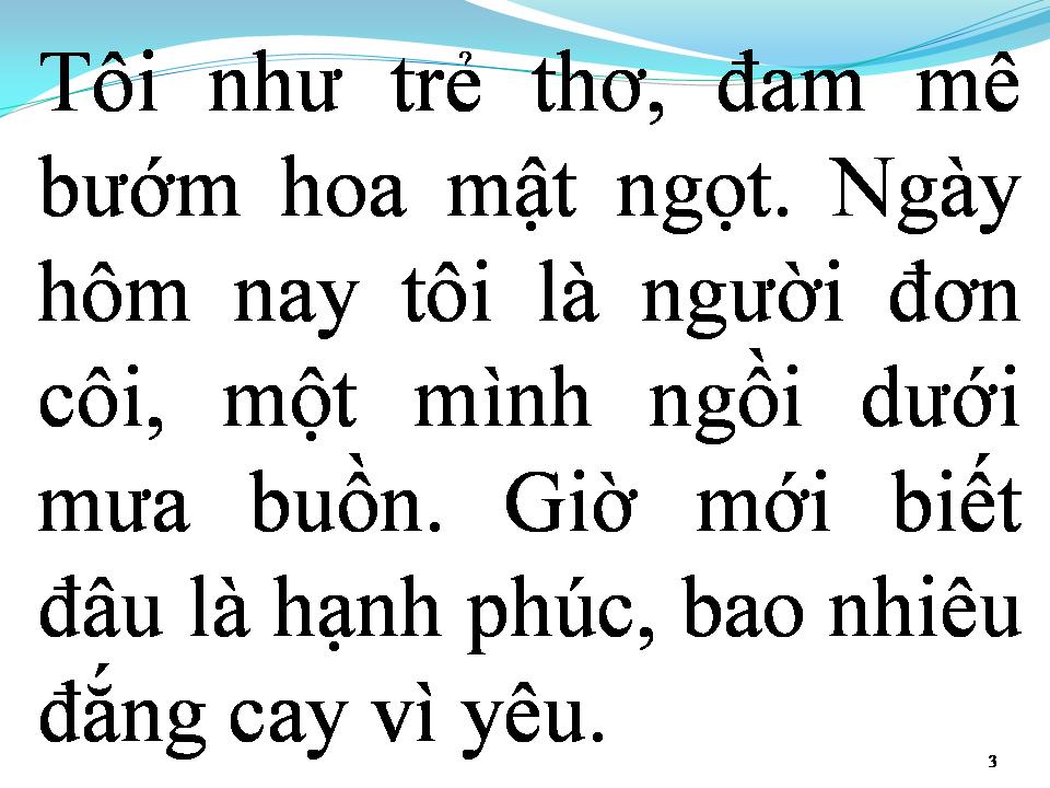 Lời bài hát TÔI KHÔNG LO ĐƯỢC GÌ CHO EM