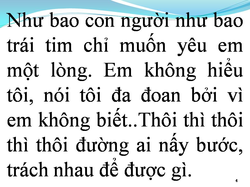 Lời bài hát TÔI KHÔNG LO ĐƯỢC GÌ CHO EM