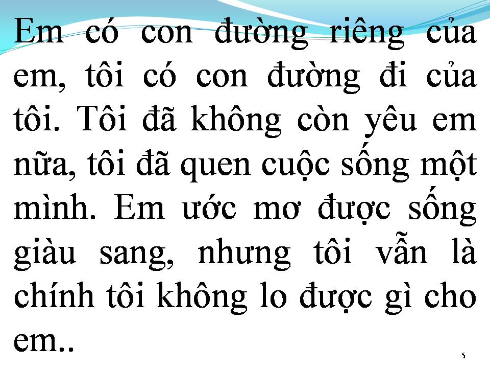 Lời bài hát TÔI KHÔNG LO ĐƯỢC GÌ CHO EM
