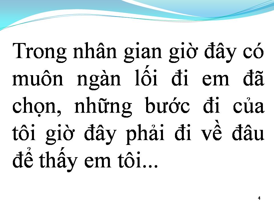 Lời bài hát TÔI KHÔNG TIN