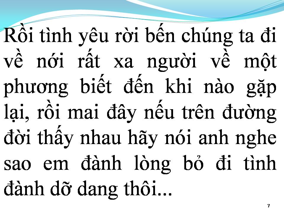 Lời bài hát TÔI KHÔNG TIN