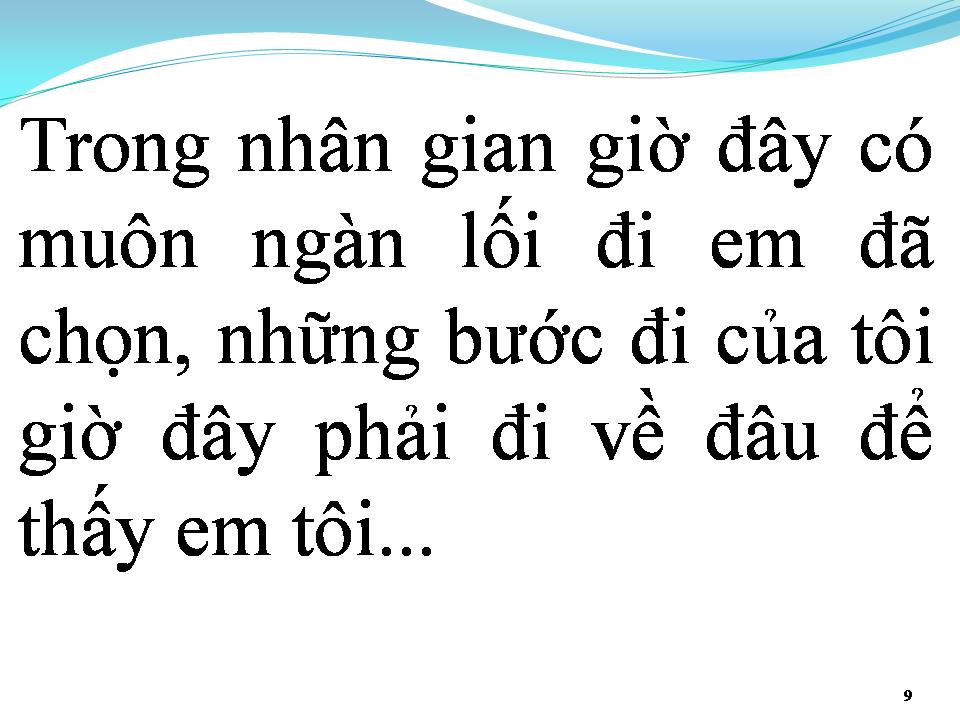 Lời bài hát TÔI KHÔNG TIN