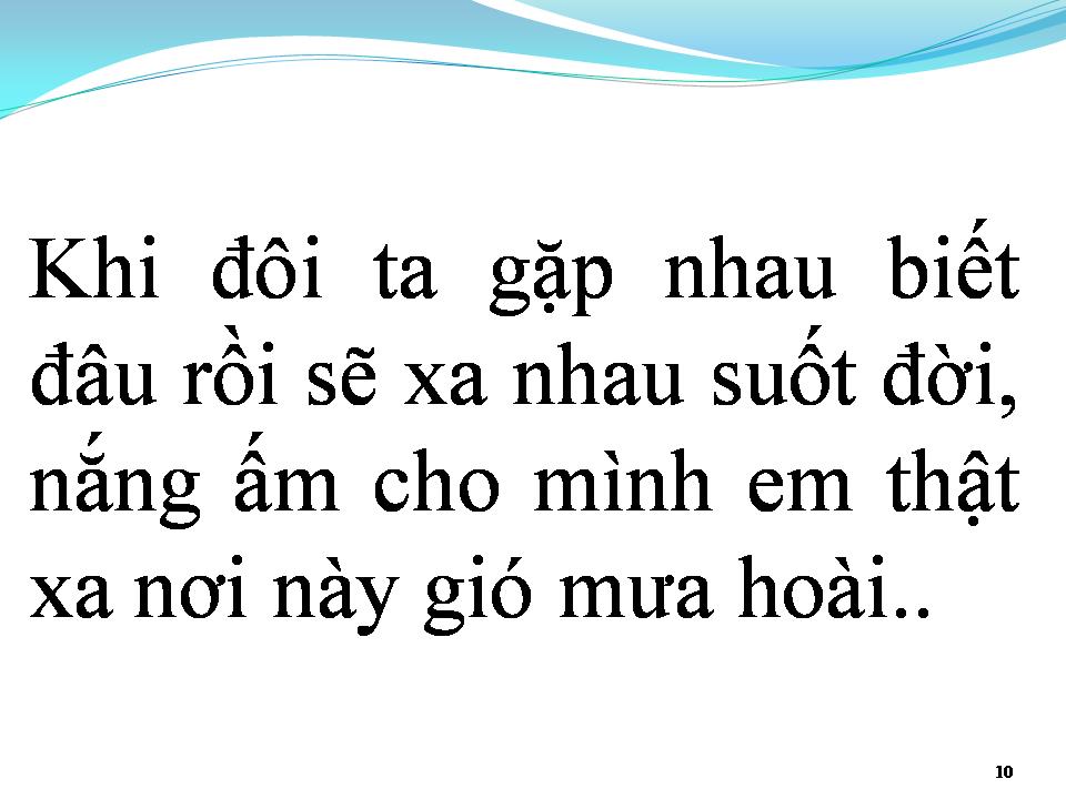 Lời bài hát TÔI KHÔNG TIN