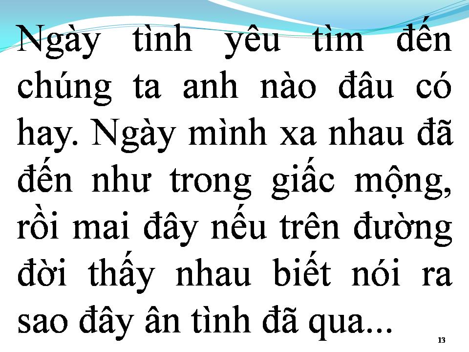 Lời bài hát TÔI KHÔNG TIN