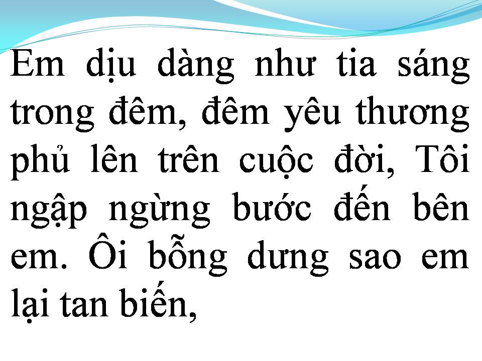Lời bài hát TÔI LÀ AI EM LÀ AI
