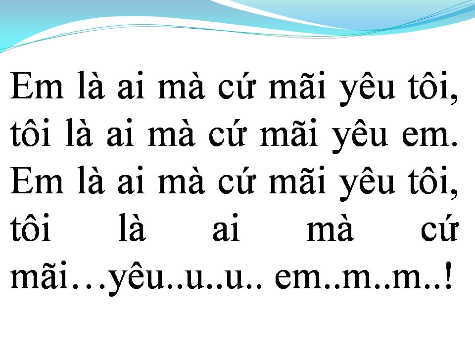 Lời bài hát TÔI LÀ AI EM LÀ AI