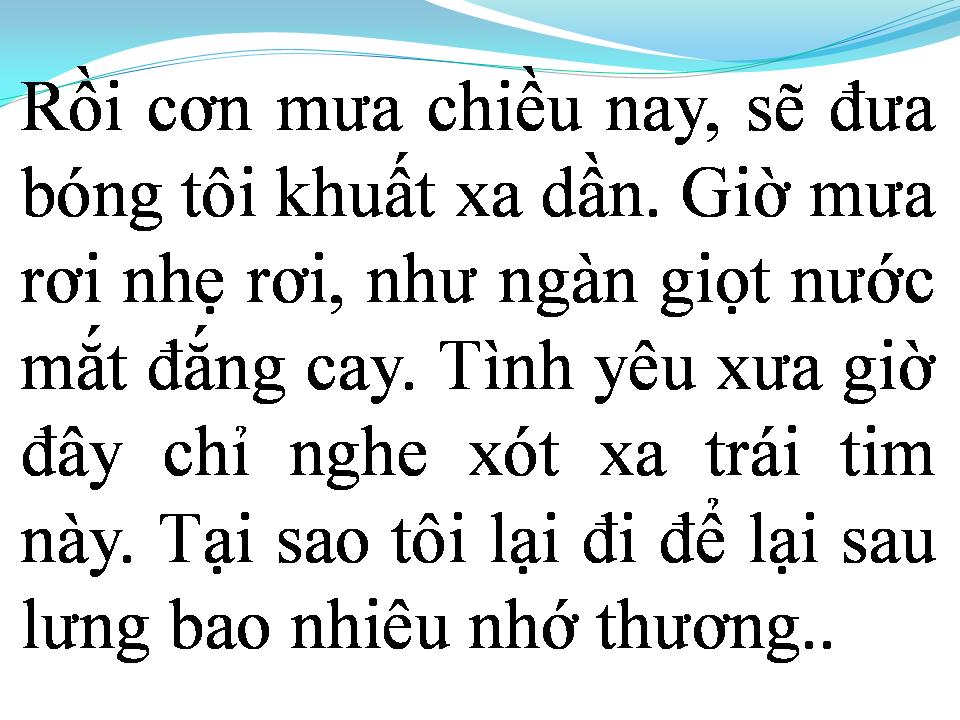 Lời bài hát TÔI LÀ TÔI