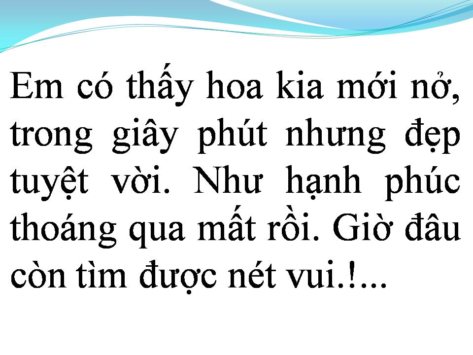 Lời bài hát TÔI MUỐN