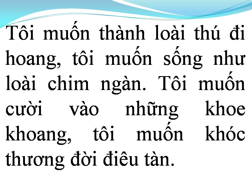 Lời bài hát TÔI MUỐN