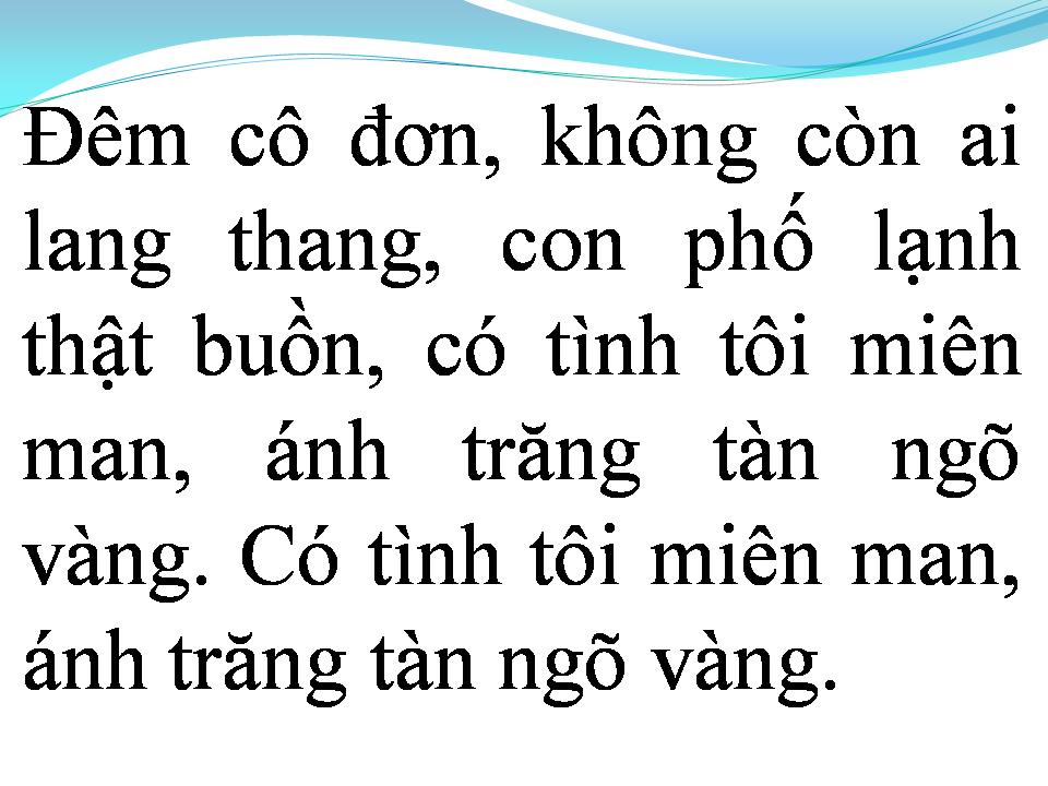 Lời bài hát TÔI NGÀN NĂM ĐỢI