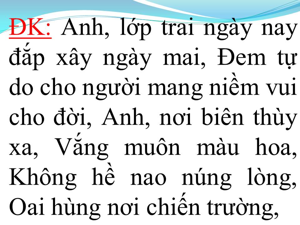 Lời bài hát TÔI NHỚ TÊN ANH