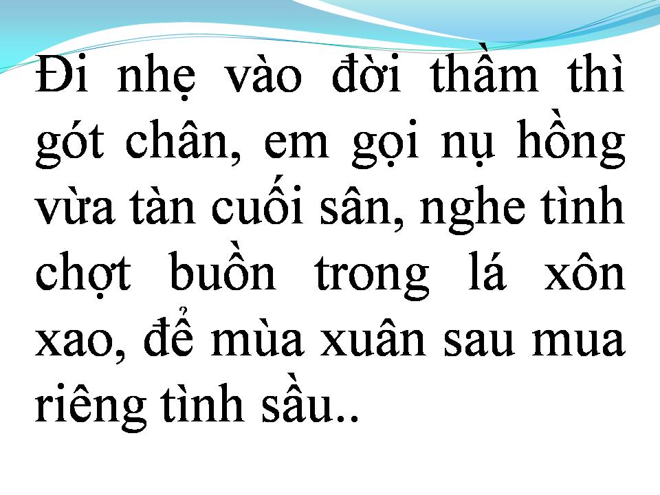 Lời bài hát TÔI RU EM NGỦ