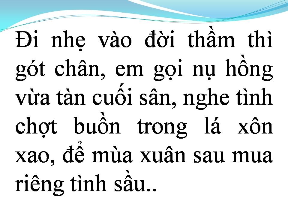 Lời bài hát TÔI RU EM NGỦ