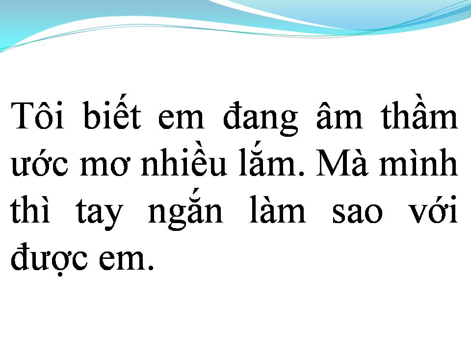 Lời bài hát TÔI VẪN CÔ ĐƠN