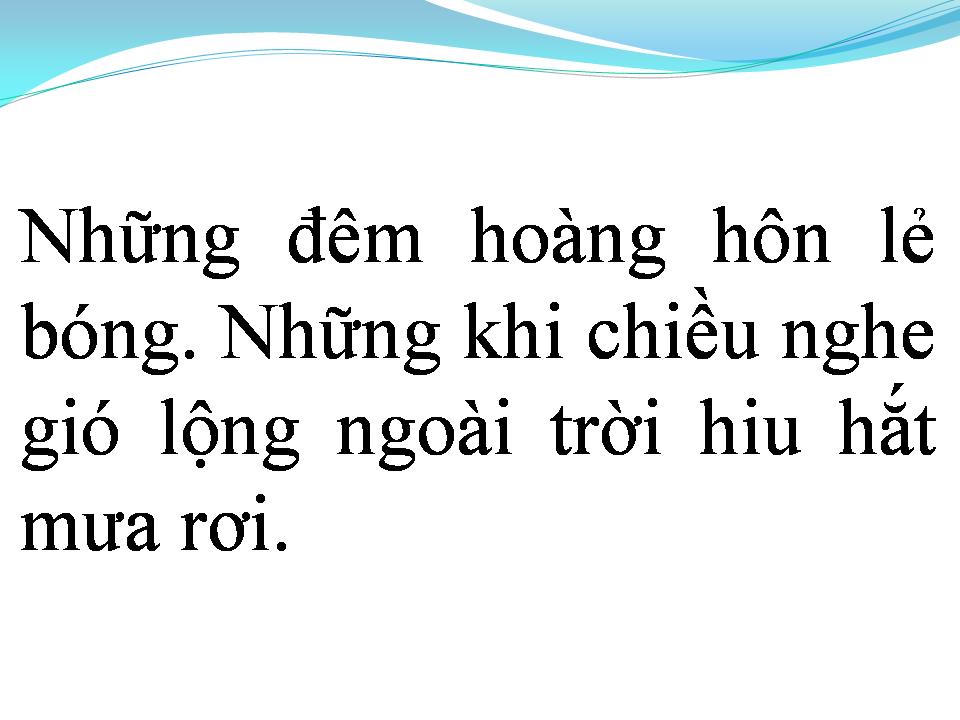 Lời bài hát TÔI VẪN CÔ ĐƠN
