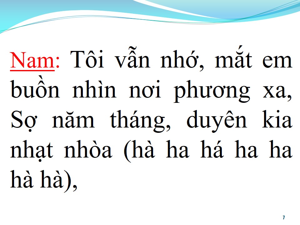 Lời bài hát TÔI VẪN NHỚ (SONG CA)