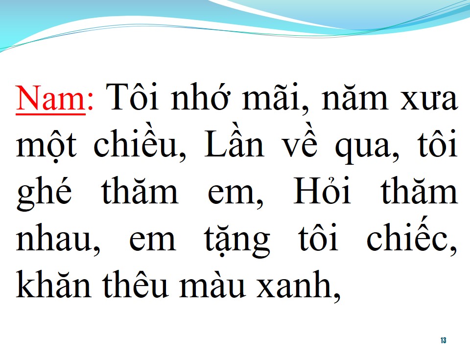 Lời bài hát TÔI VẪN NHỚ (SONG CA)