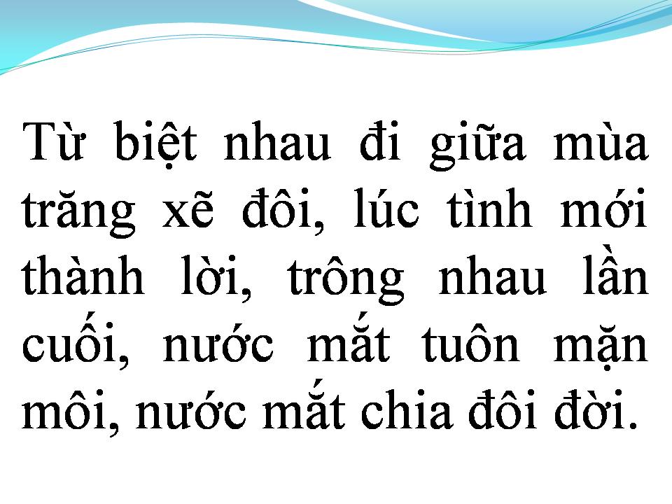 Lời bài hát TỪ ĐÓ EM BUỒN
