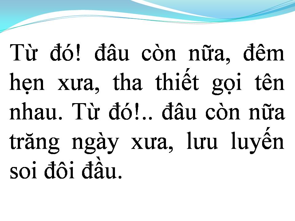 Lời bài hát TỪ ĐÓ EM BUỒN