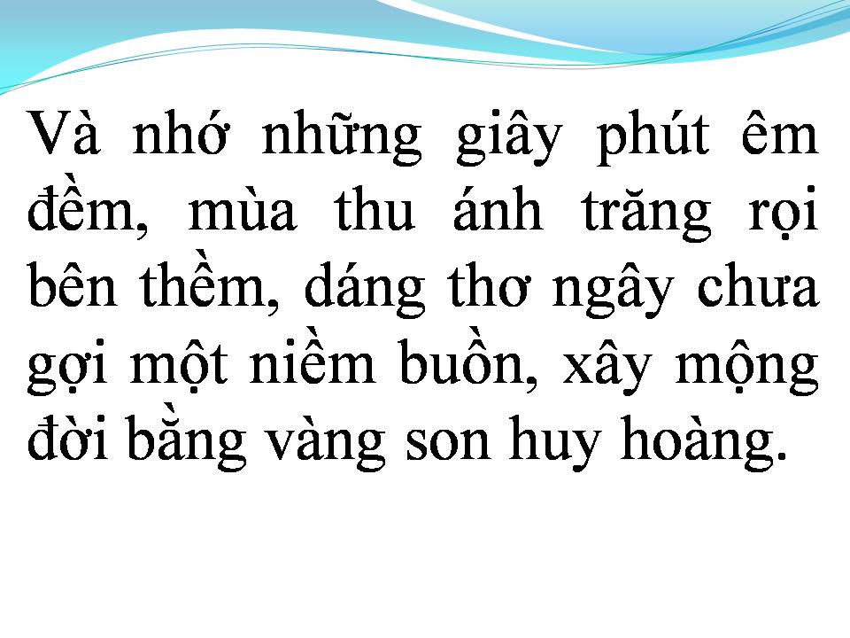 Lời bài hát TỪ GIÃ THƠ NGÂY