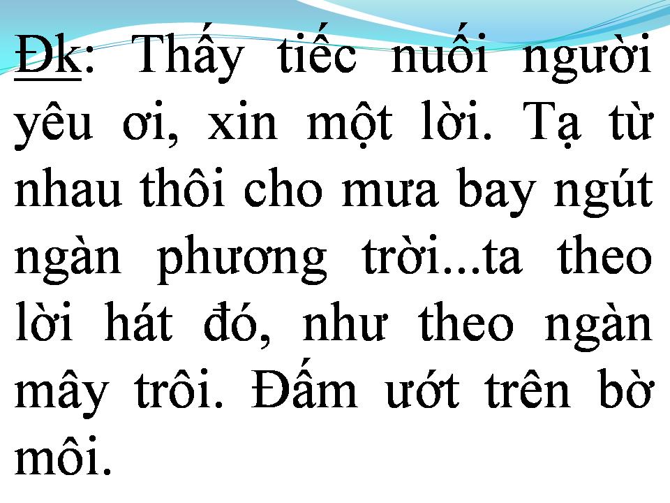 Lời bài hát TỪ GIỌNG HÁT EM
