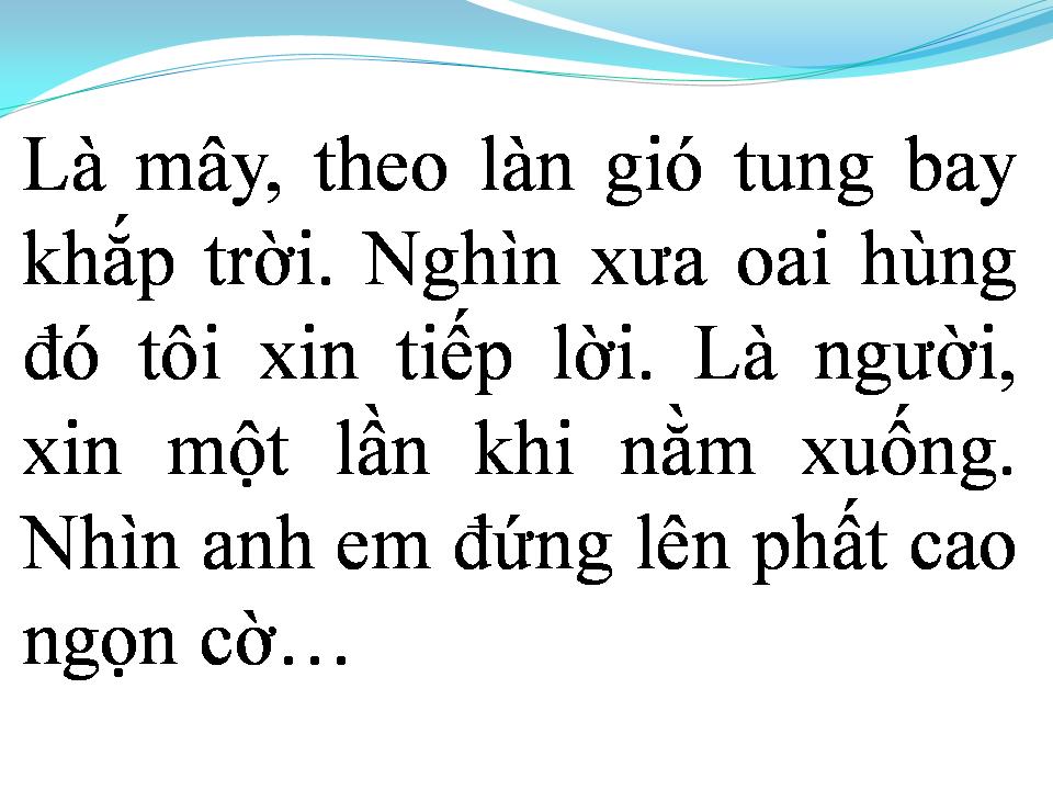 Lời bài hát TỰ NGUYỆN