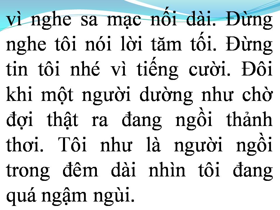Lời bài hát TỰ TÌNH KHÚC