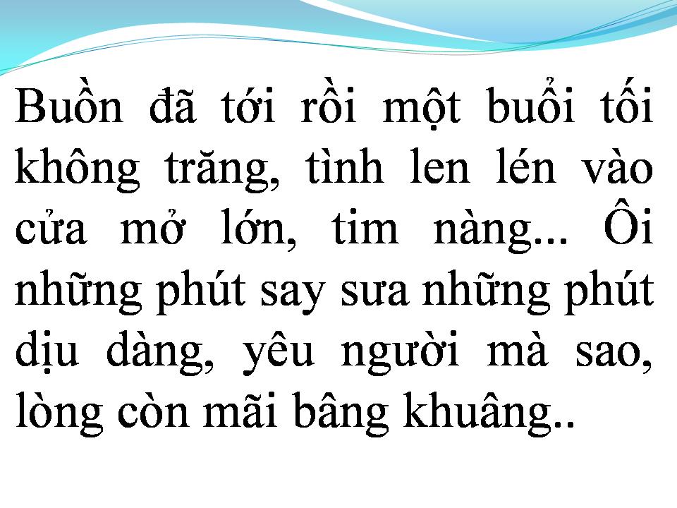Lời bài hát TUỔI BIẾT BUỒN